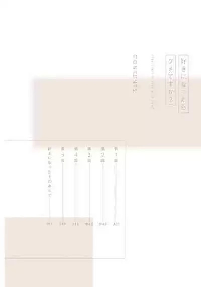 Suki ni Nattara Dame desu ka? | 不可以喜欢上你吗? Ch. 1-5 + 后记