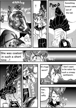 The real vore of the gaintess & Man-sucking leech fear