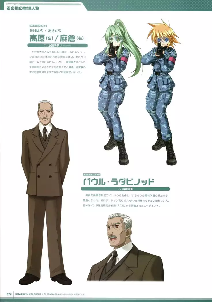 Muv-Luv Supplement & Altered Fable Memorial Art Book