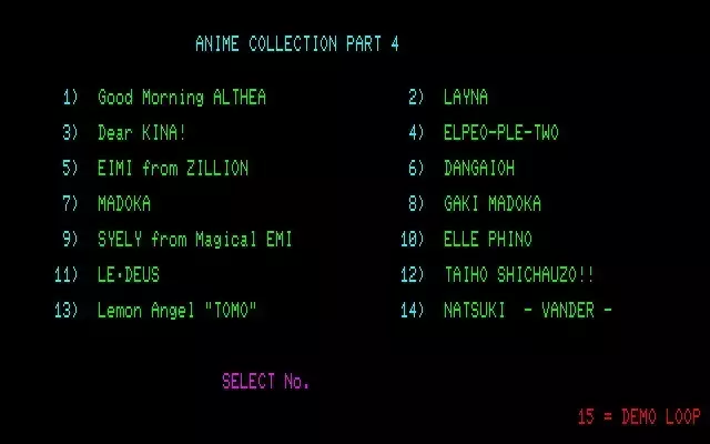 MMK PC88 DoujinCG set