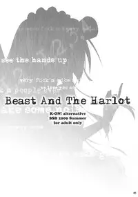 (C76) [SSB (Maririn)] Beast And The Harlot (K-ON!)