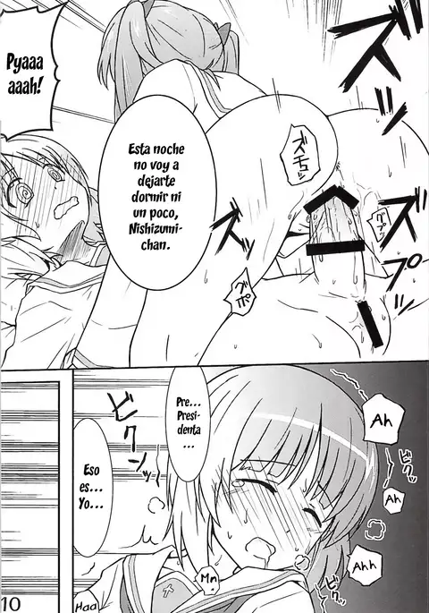 Nishizumi-chan ni Chinchin o Tsukkomareru Yume o Mitanda