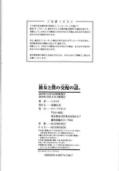 Kanojo to Boku no Kouhai no Hanashi.