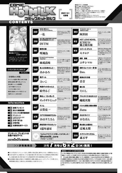 COMIC HOTMILK 2021-06