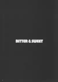 [Mist Mysterisia (Fujitsu Akira)] BITTER & SWEET (Touhou Project)