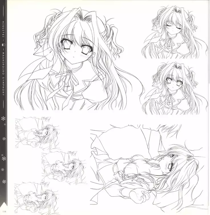 Mashiro-Iro Symphony illustration art book