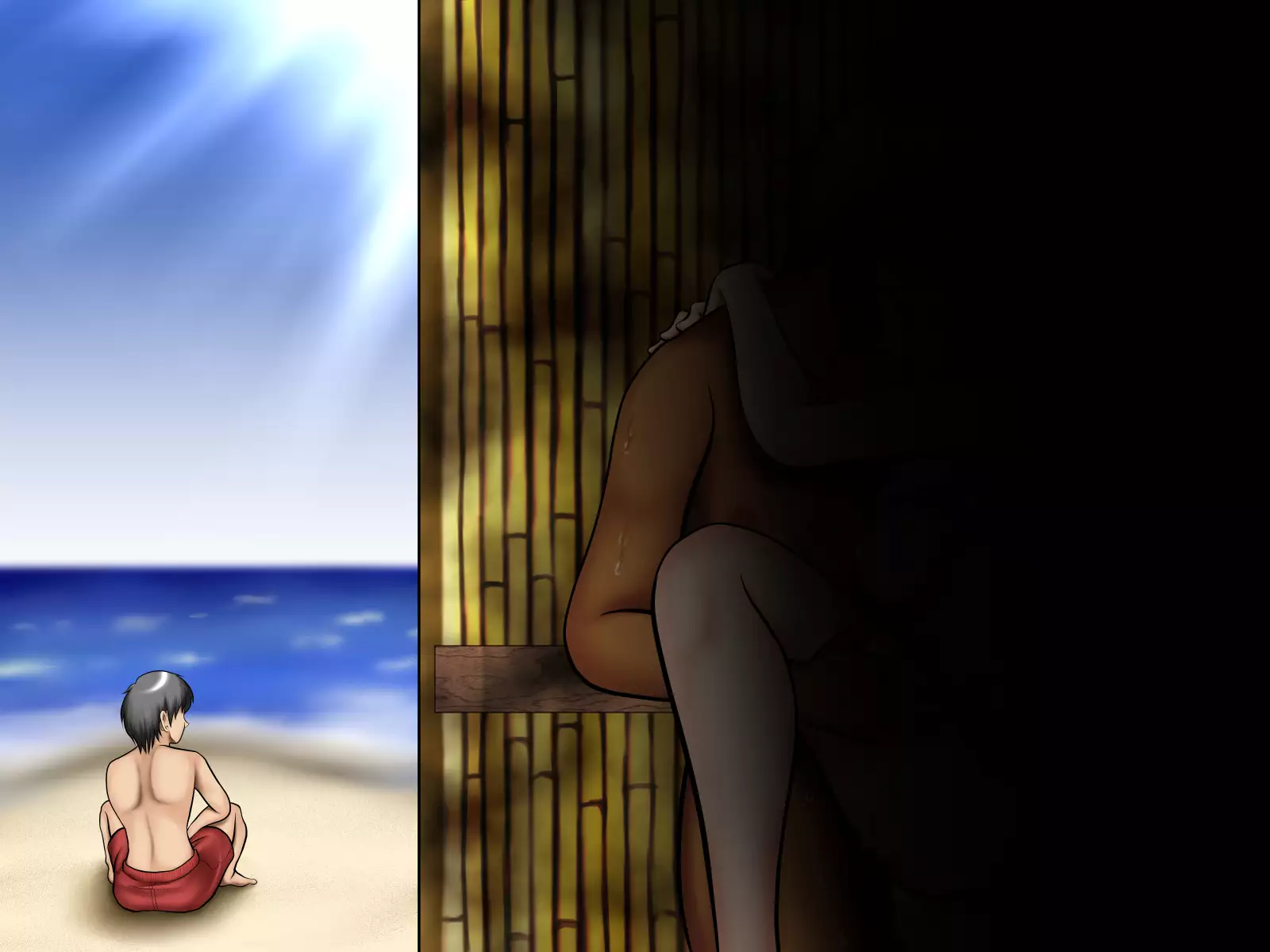 Sabishi Nizuma wa Seiyoku no Tsuyoi Otoko ga o Suki?