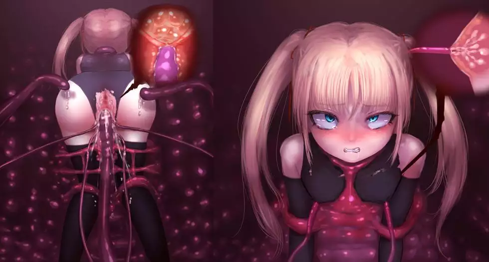 触手苗床取り込み姦