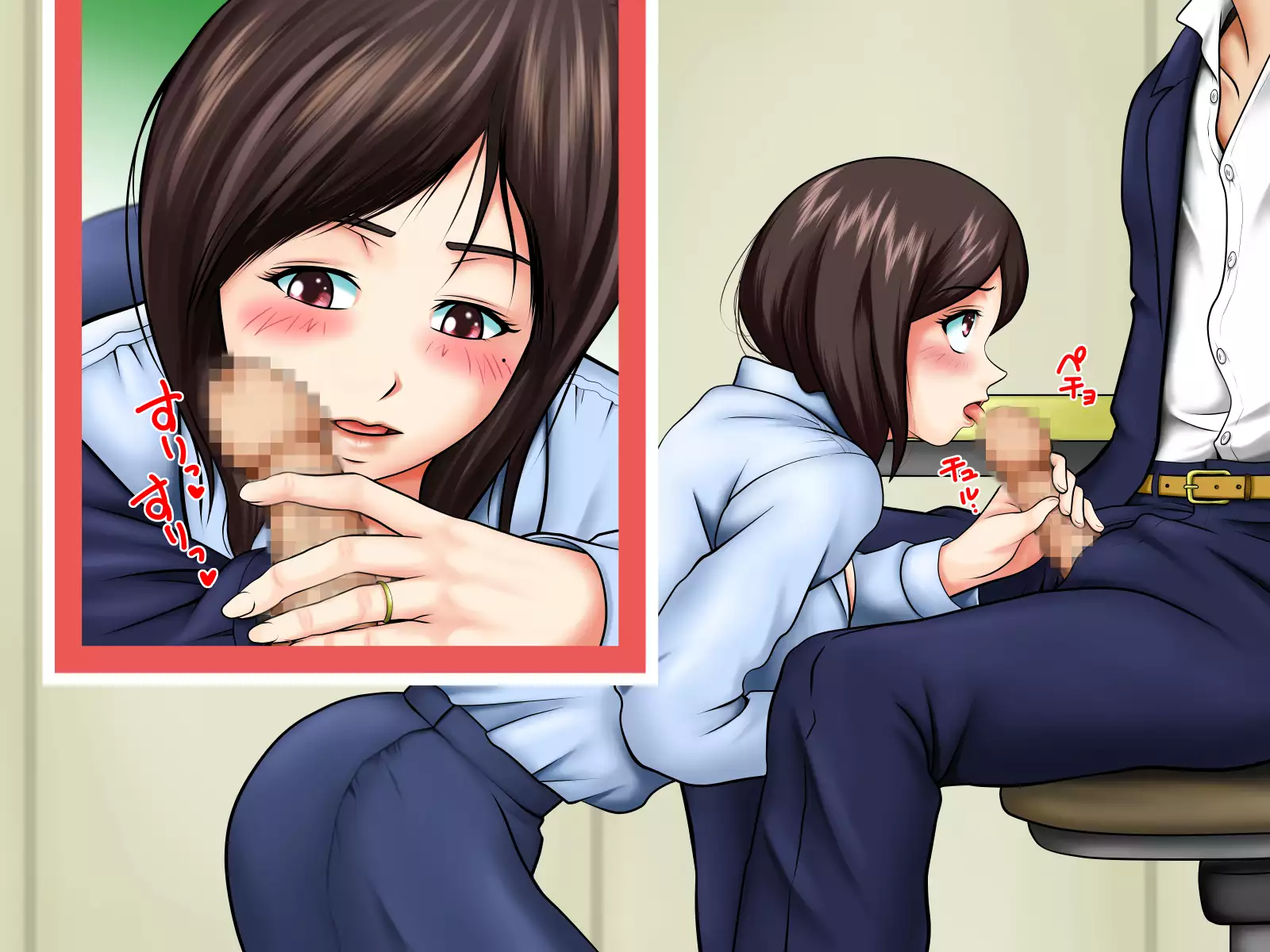 Sabishi Nizuma wa Seiyoku no Tsuyoi Otoko ga o Suki?