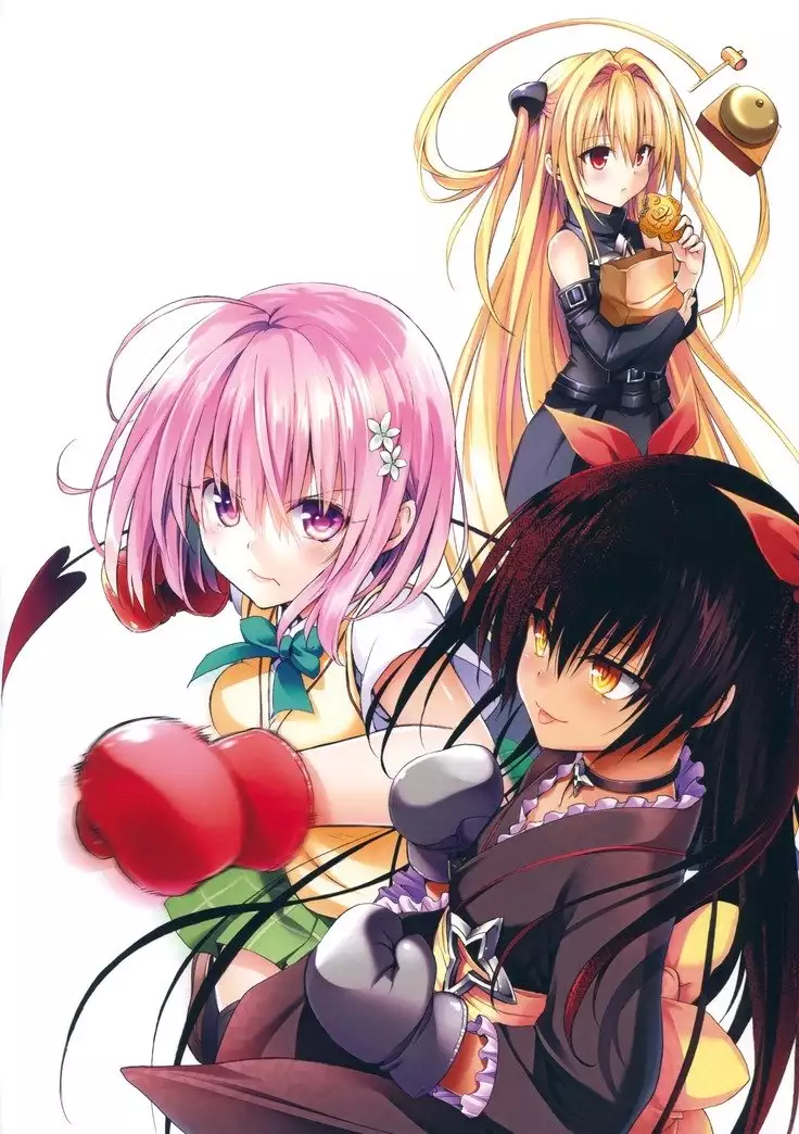 To Love-Ru -Trouble- Darkness Artbook Harem Gold