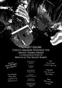 (COMIC1☆3) [Amazake Hatosyo-ten (Yoshu Ohepe)] Sunset Glow (Monster Hunter) [English] [Brolen]