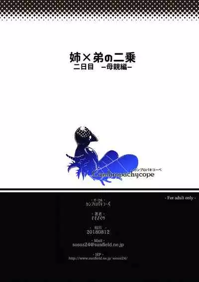 [Cambropachycope (Soso-Zagri)] Ane x Otouto no Nijou Futsukame -Hahaoya Hen- [Digital]