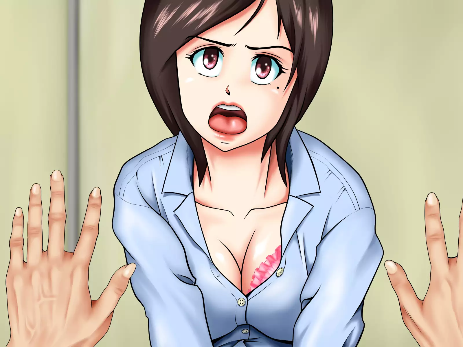 Sabishi Nizuma wa Seiyoku no Tsuyoi Otoko ga o Suki?