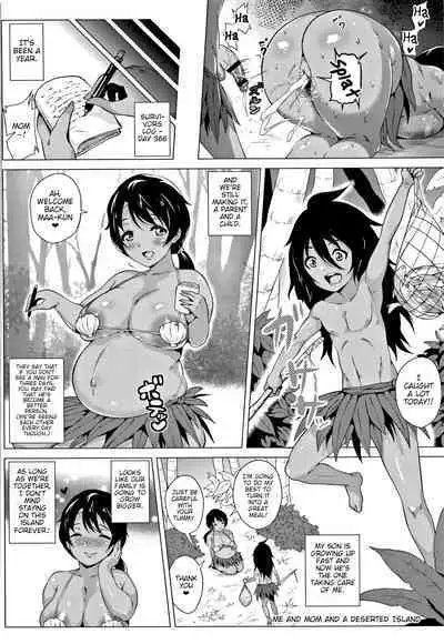 Mama to Boku to Mujintou | Me and mom and a deserted island