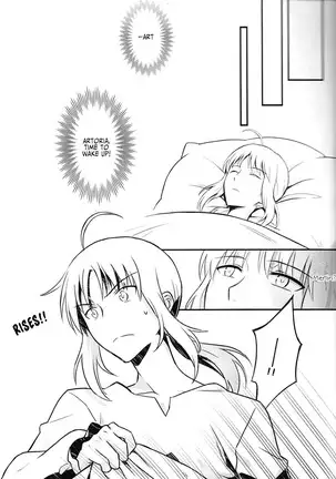 Fate Fanbook #1 Artoria x Morgan