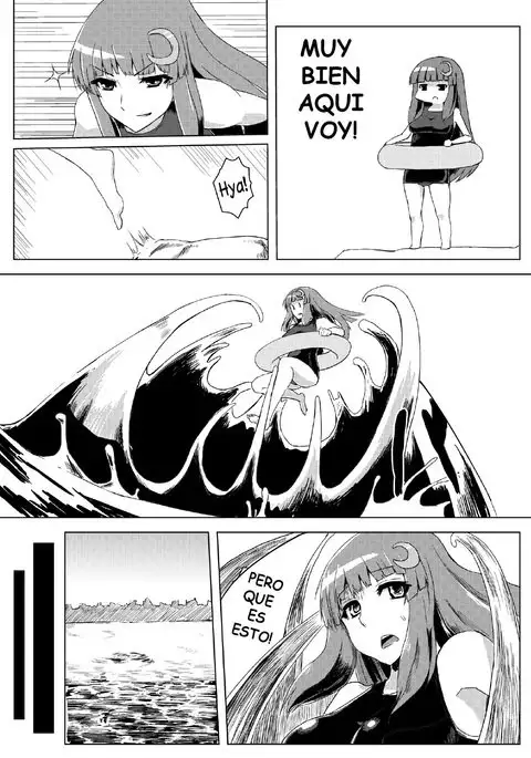 ] Sukumizu Patchouli Shokushu Jigoku | Patchouli en Ropa de Baño y El Infierno de Tentaculos