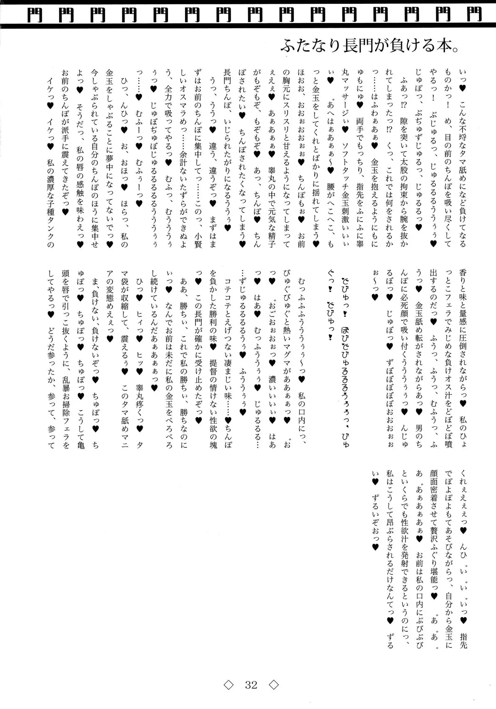 Futanari Nagato ga Makeru hon.